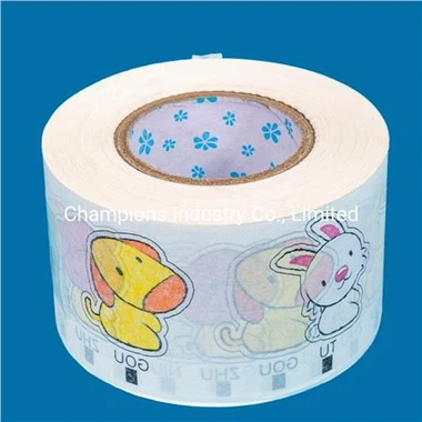 기저귀 바지 용 정면 테이프의 티슈 페이퍼